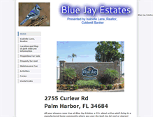 Tablet Screenshot of bluejaymobilehomepalmharbor.com